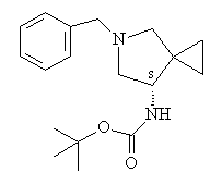 Carbamic acid,[(7S)-5-(phenylmethyl)-5-azaspiro[2.4]hept-7-yl]-,1,1-dimethyl ethyl ester